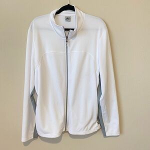 Alo coolfit men’s white athletic jacket size large